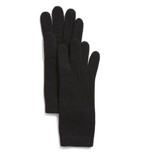 PORTOLANO Black Cashmere Gloves